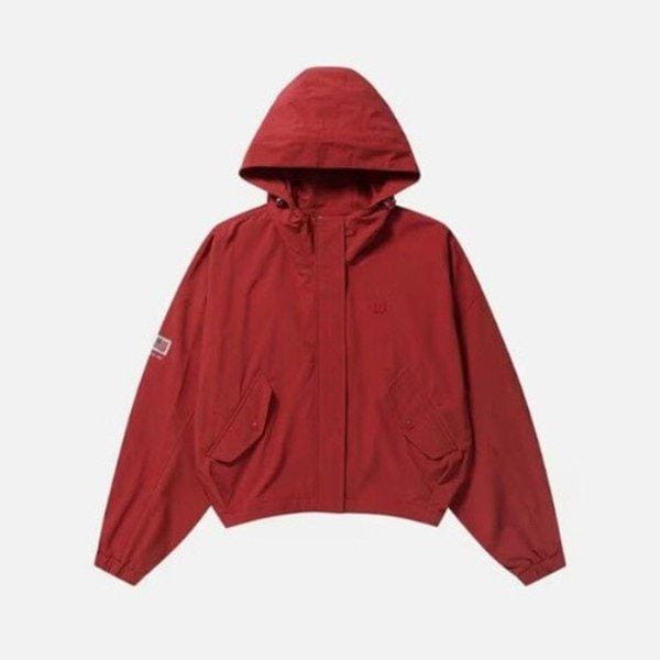 M ジャケット LQC W243002GJK93-RED 女性用コンフォートフィールドウーブンジャケット