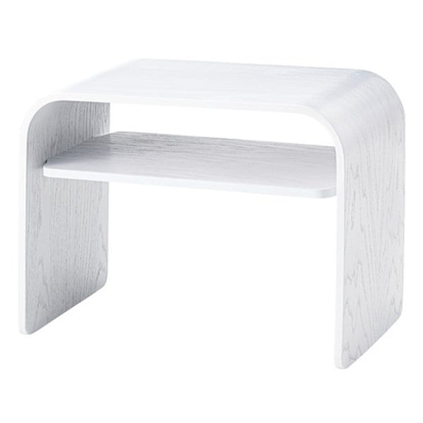 サイドテーブル ホワイト 幅50×奥行き29.5×高さ36.5cm PT-615WW