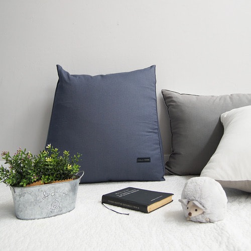 HARAHOME ソリッド 背もたれクッション BLUEGRAY ブルーグレー クッション 6,500円