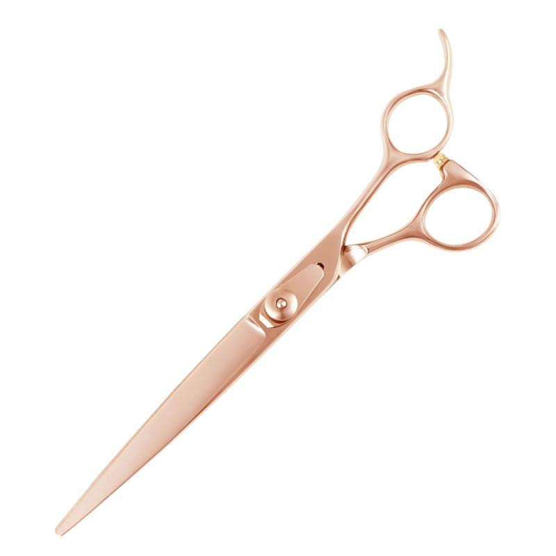 【PET】DEEDS 日本の鋏専門メーカー P1 ピンクゴールドチタン シザー (7.0インチ) トリマー 用 シザー 毎日のお仕事も安心なベースカット用 鋏 はさみ ペット 犬 トリミング カットシ