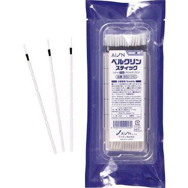 AION BSD-010 ベルクリンスティック (PVAスポンジヘッド15mm 50本入) メーカー直送