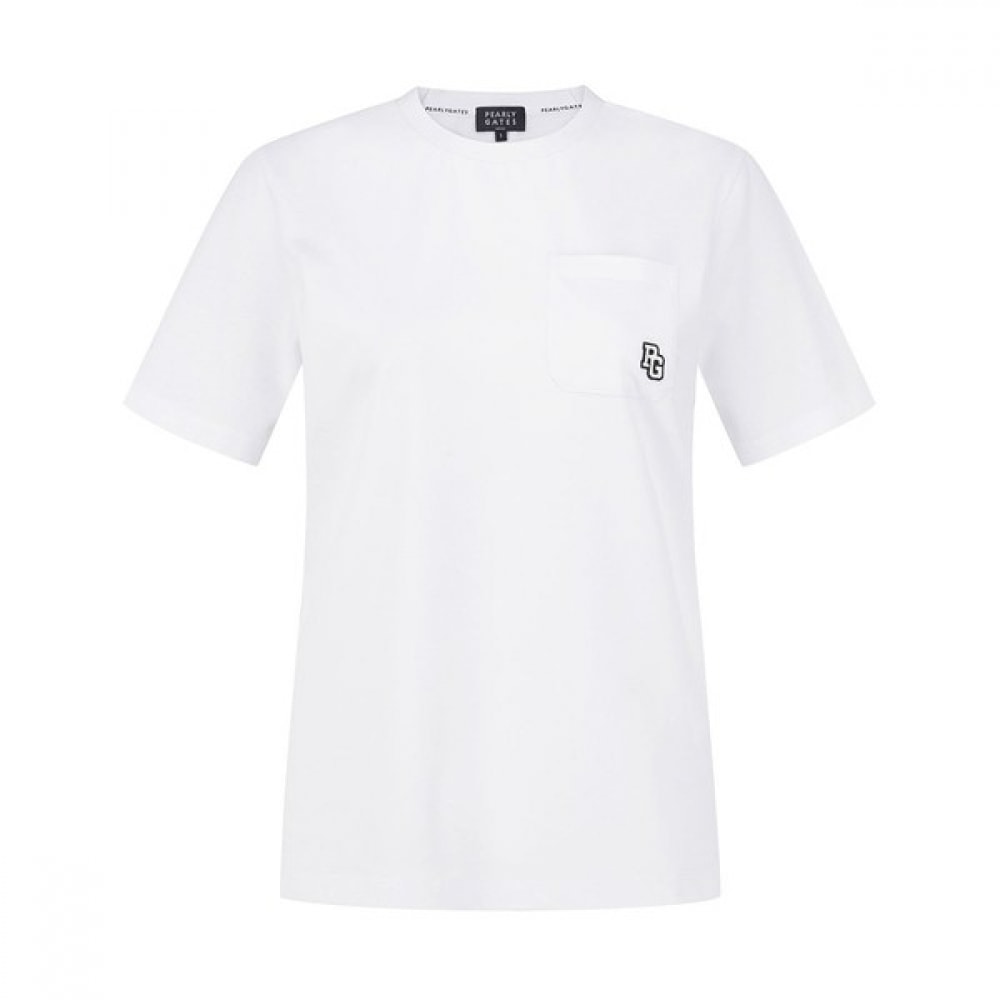 [パリゲイツ] パブリックロゴポケット半袖Tシャツ