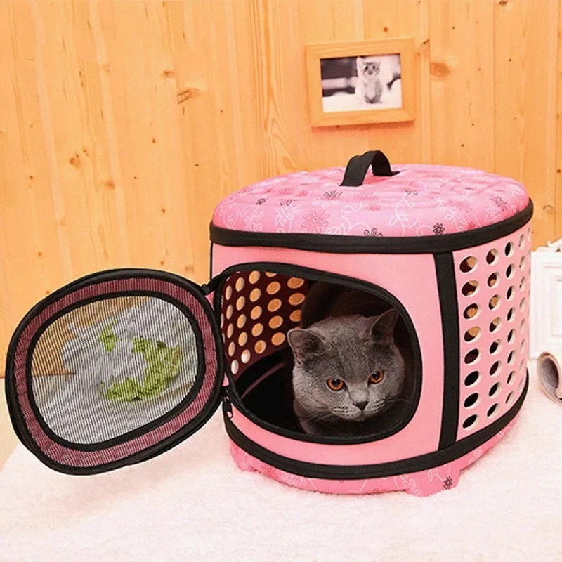 Eva-猫用の丈夫なメッシュショルダーバッグ 75 kgまでの犬と猫用のペットキャリア ウサギ 屋外旅行用のラップトップ