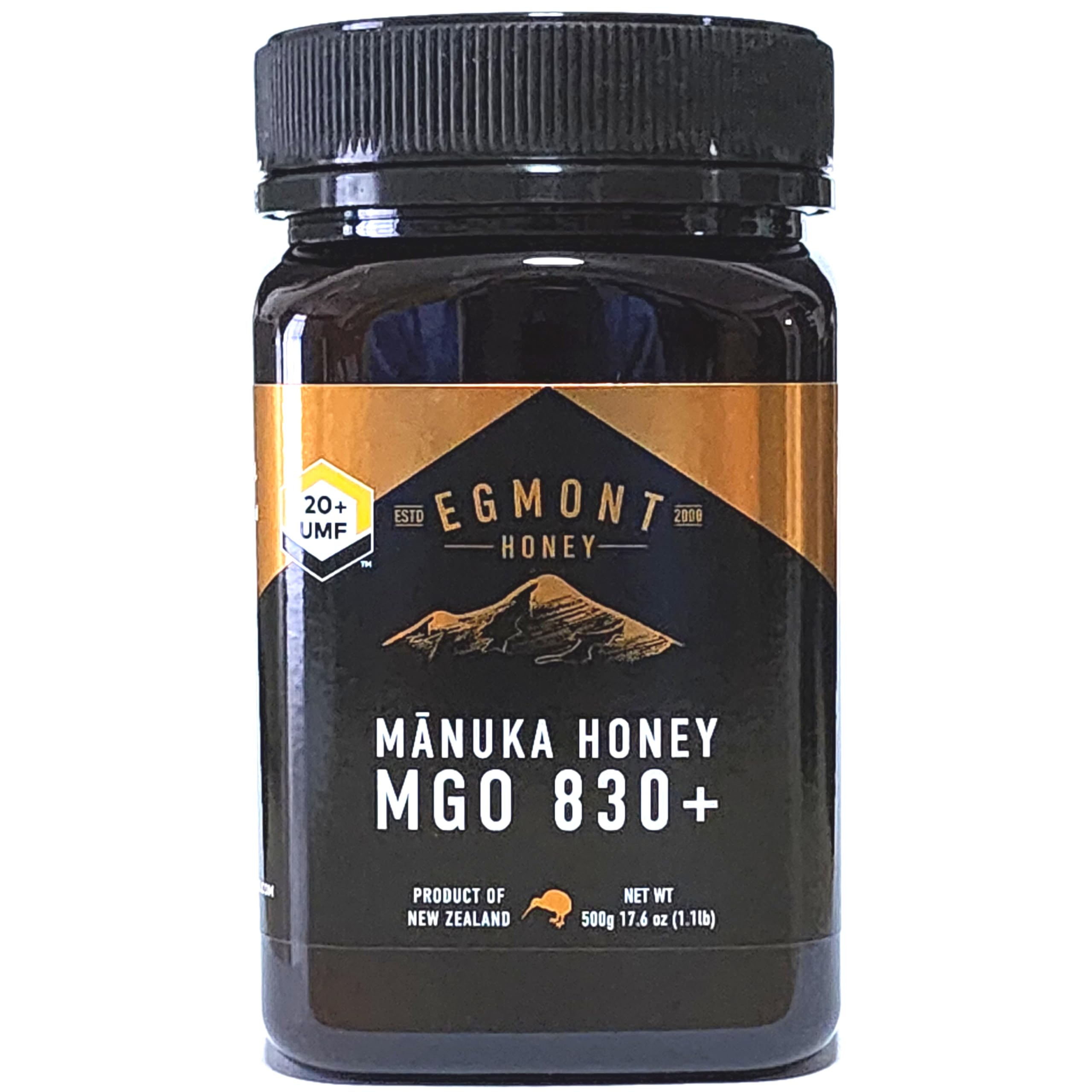 エグモントハニー社 マヌカハニー MGO830+(UMF20+) 500g ニュージーランド産生はちみつ 個装箱入り