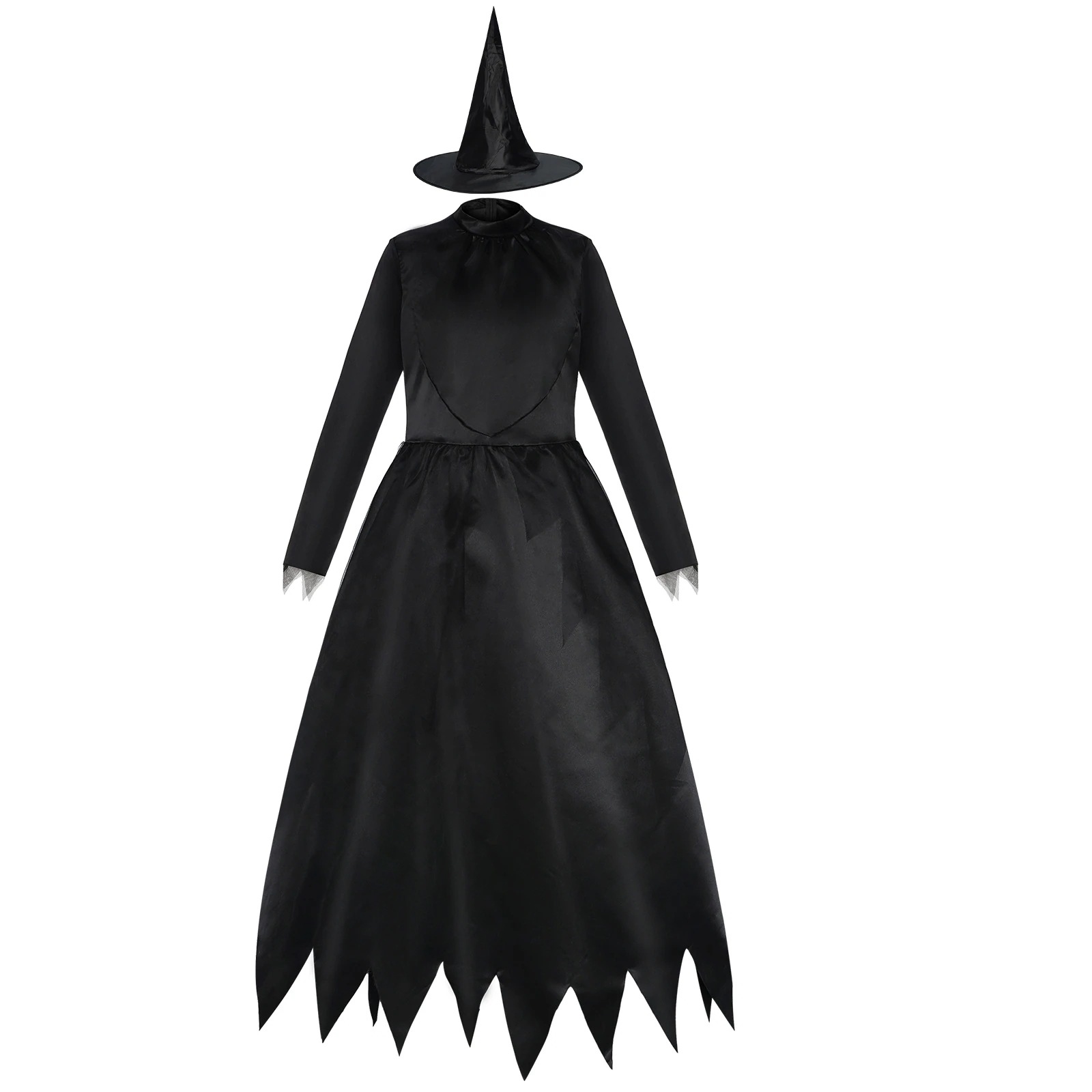 【迅速な出荷】化粧舞踏会巫婆服装ハロウィーン魔女装吸血鬼コスプレ衣装