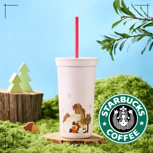 STARBUCKS公式 SS コールドコップ Pony and Flower 591ml