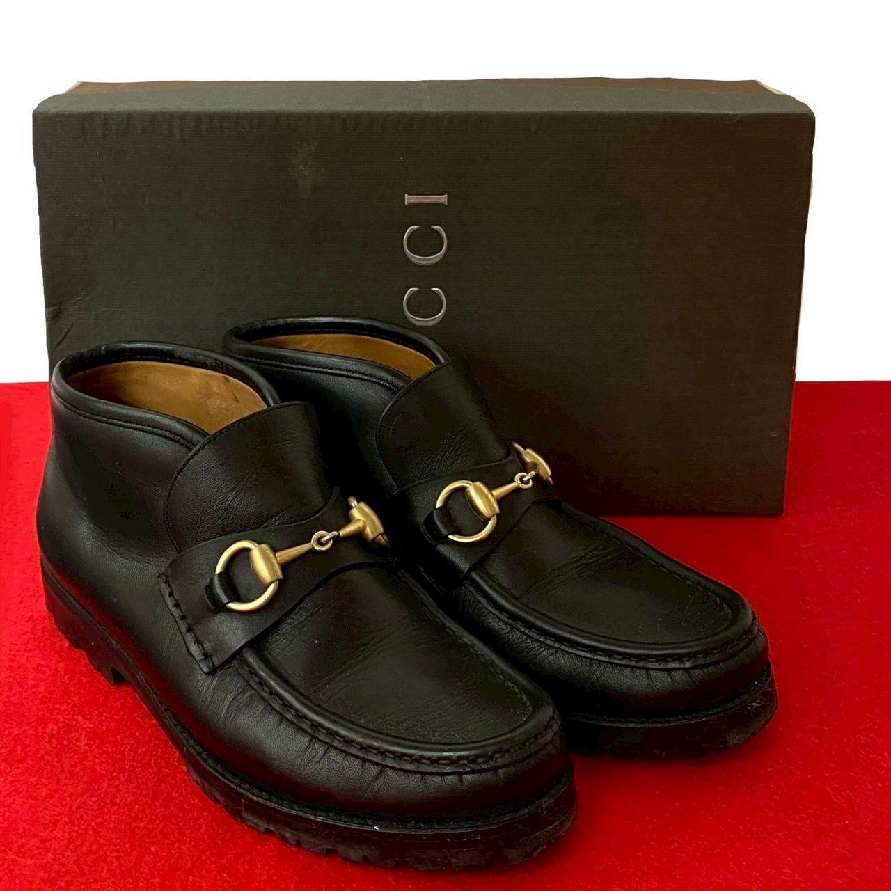 ヴィンテージ ホースビット 金具ブーツ レザー ブラック 03862 23,112円