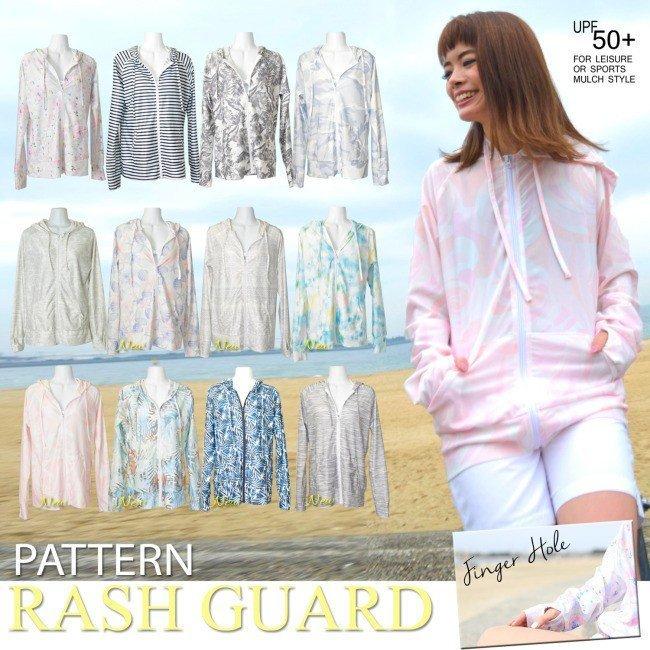 団体購入8件ラッシュガード レディース 長袖 おしゃれ 水着 かわいい 安い UVケア トップス アウター パーカー フード付き 日焼け対策 海水浴 海 夏 プール 紫外線対策 女性