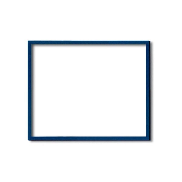 デッサン額縁/フレーム 半切サイズ 545424mm ブルー(青) 壁掛けひも/アクリル付き 化粧箱入り 5767