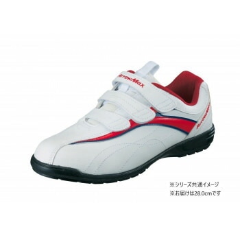 福山ゴム工業　作業靴　 アローマックス 61　28.0cmレッド EE22900