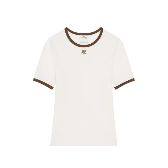 COURREGES Women Tops 125JTS017JS 0203 B264 WHITE