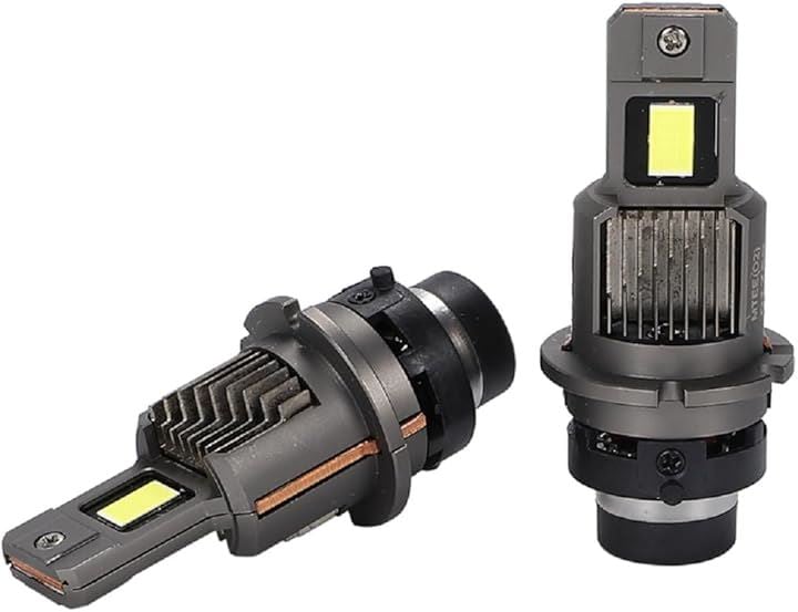 LEDヘッドライト H4/H7対応 爆光 取付簡単 車検対応 HID交換用 12V/24V対応 高輝度ファン内蔵 長寿命 2個セット(D2)