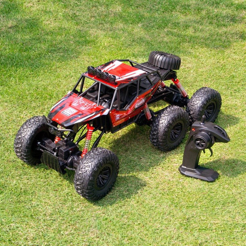 RC 1：8超大型6輪リモコン車落下防止合金よじ登るオフロード車2.4 GHZリモコン充電玩具