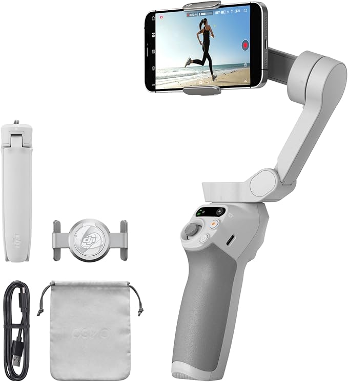 Osmo Mobile SE 3軸スマホジンバル ShotGuides機能搭載 Android&iPhone用ジンバル ActiveTrack 6.0搭載 Watchで遠隔操作 スマホ用ジンバル Vl 8,796円