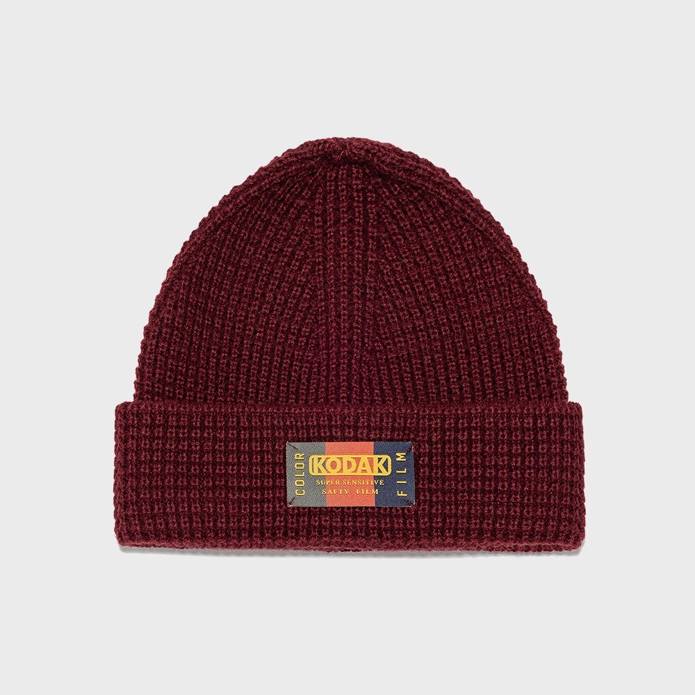 コダックアパレル コダカラー ワッフルビーニー RED