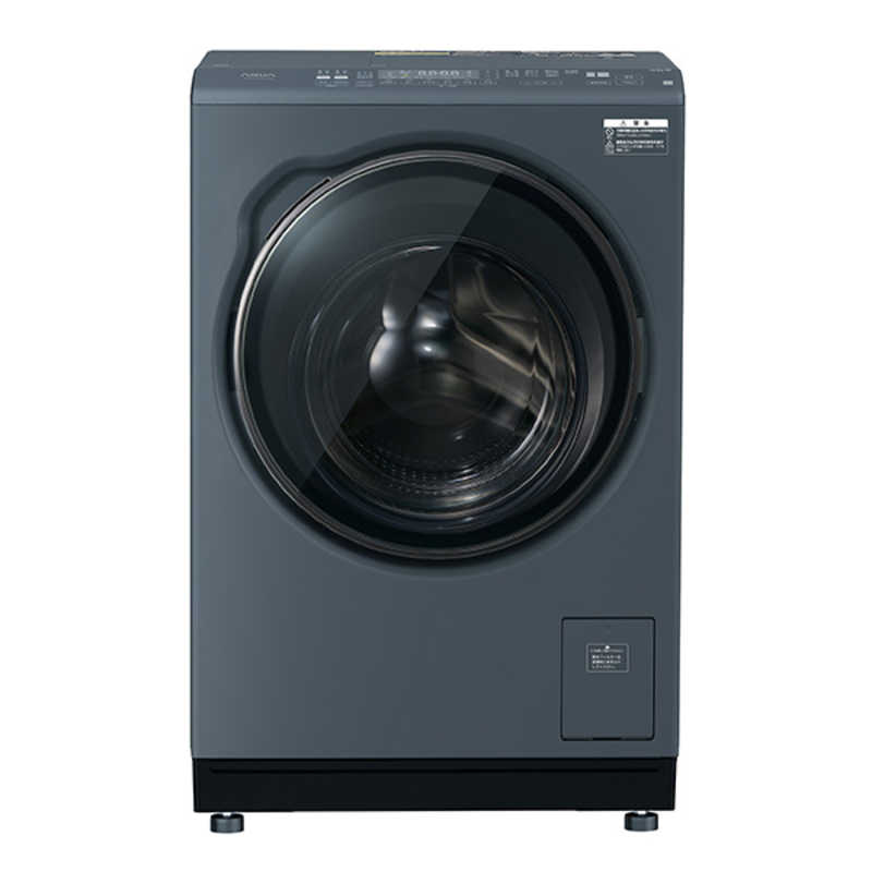 アクア　AQUA　ドラム式洗濯乾燥機 (右開き) 洗濯10.0kg 乾燥5.0kg ヒートポンプ乾燥 サファイアブラック　AQW-DMS10A-R-K（標準設置無料）