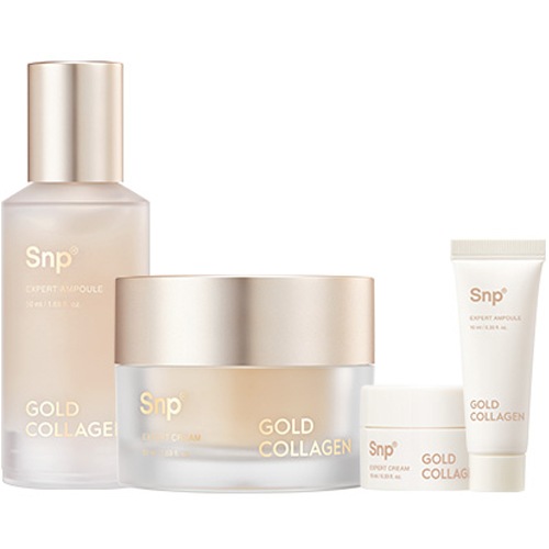 GOLD COLLAGEN EXPERT CREAM & AMPOULE GIFT SET 新商品 韓国化粧品 機能性化粧品 贈り物 企画商品 スキンケア 肌の弾力 ヒョド 肌の水分 保湿 SKIN 6,600円
