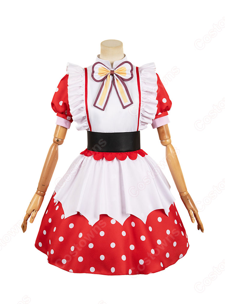有馬かな コスプレ衣装 （帽子ワンピース蝶結びコルセットベルト靴下）