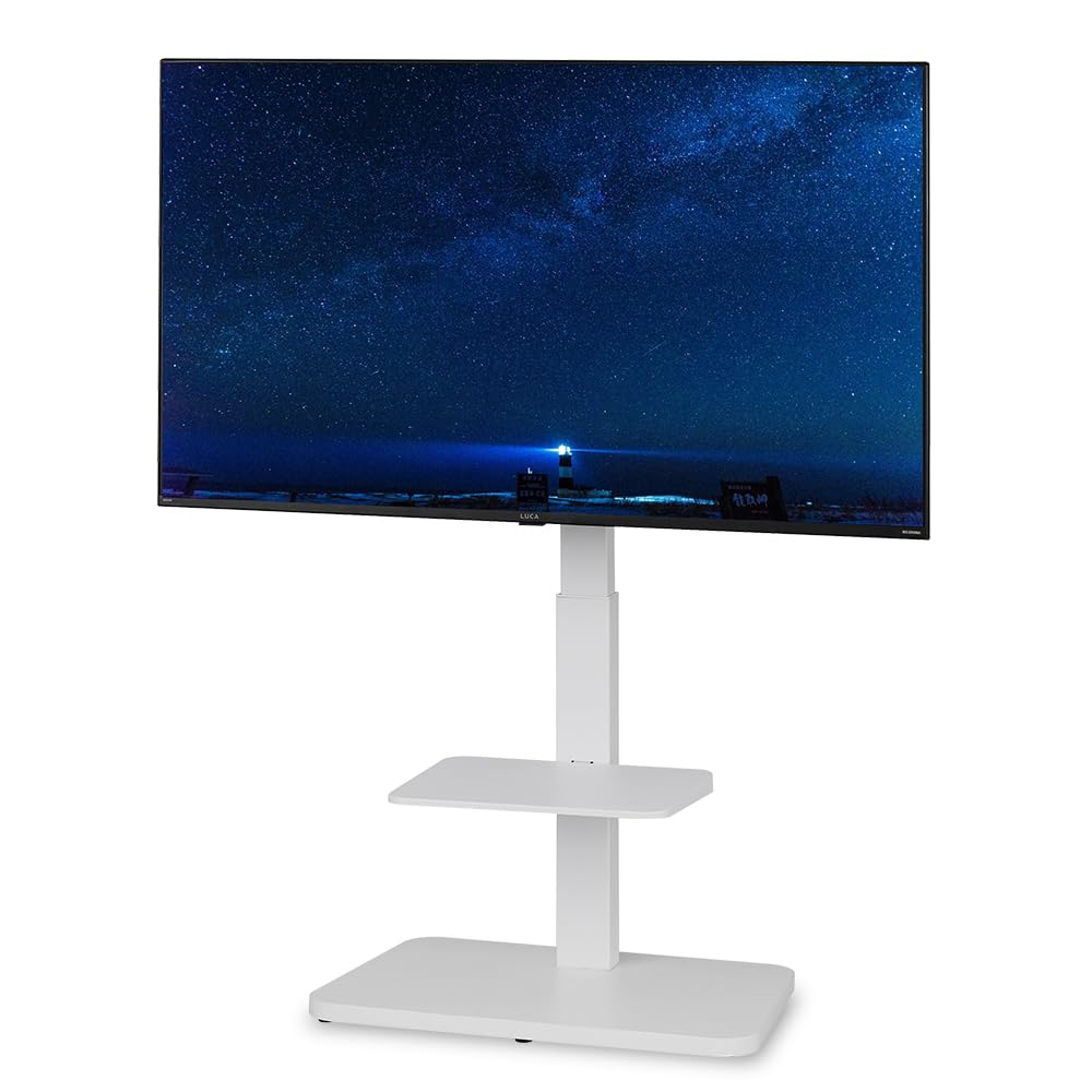 即日発送 【~55V対応】アイリスオーヤマ テレビスタンド 壁寄せ ハイタイプ テレビ台 角度調整 高さ調整 UTS-640R ホワイト