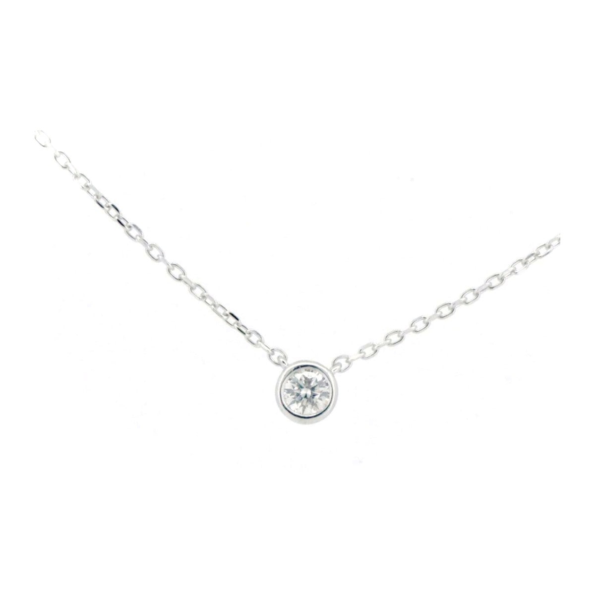 セルクル ダイヤモンド ネックレス 0.06ct AGBN641540DI K18WG(18金 ホワイトゴールド) 質屋出品 28,908円