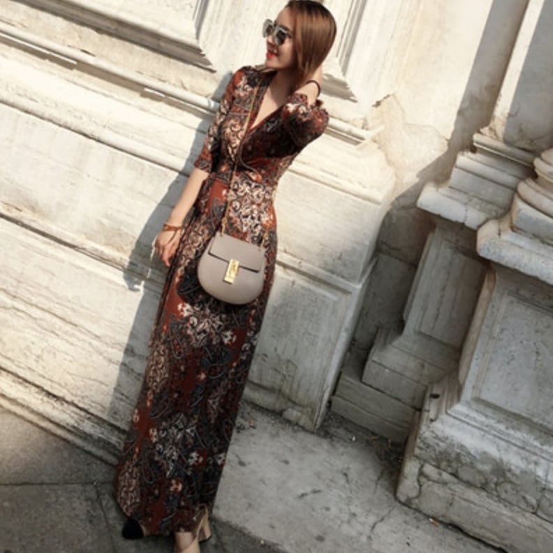 ワンピース デート ロング 袖あり スリム タイト 細身 かわいい 大人可愛い きれいめ シンプル カジュアル 大人 上品 おしゃれ お洒落 主役級 存在感 夏 10代 20代 30代 レディース