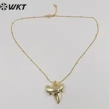 ゴールドメッキのネックレス絶妙な電気メッキビーズチェーンサメの歯トレンドジュエリーWT-N486新しいコレクションWT-N486 5,182円