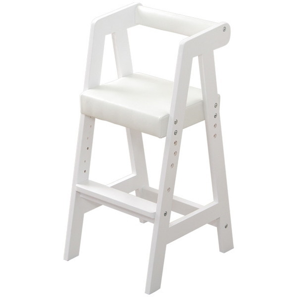 ホームテイスト HT-CCH ハイタイプキッズチェア【ヴァレリオ-VALERIO-】 ホワイト メーカー直送