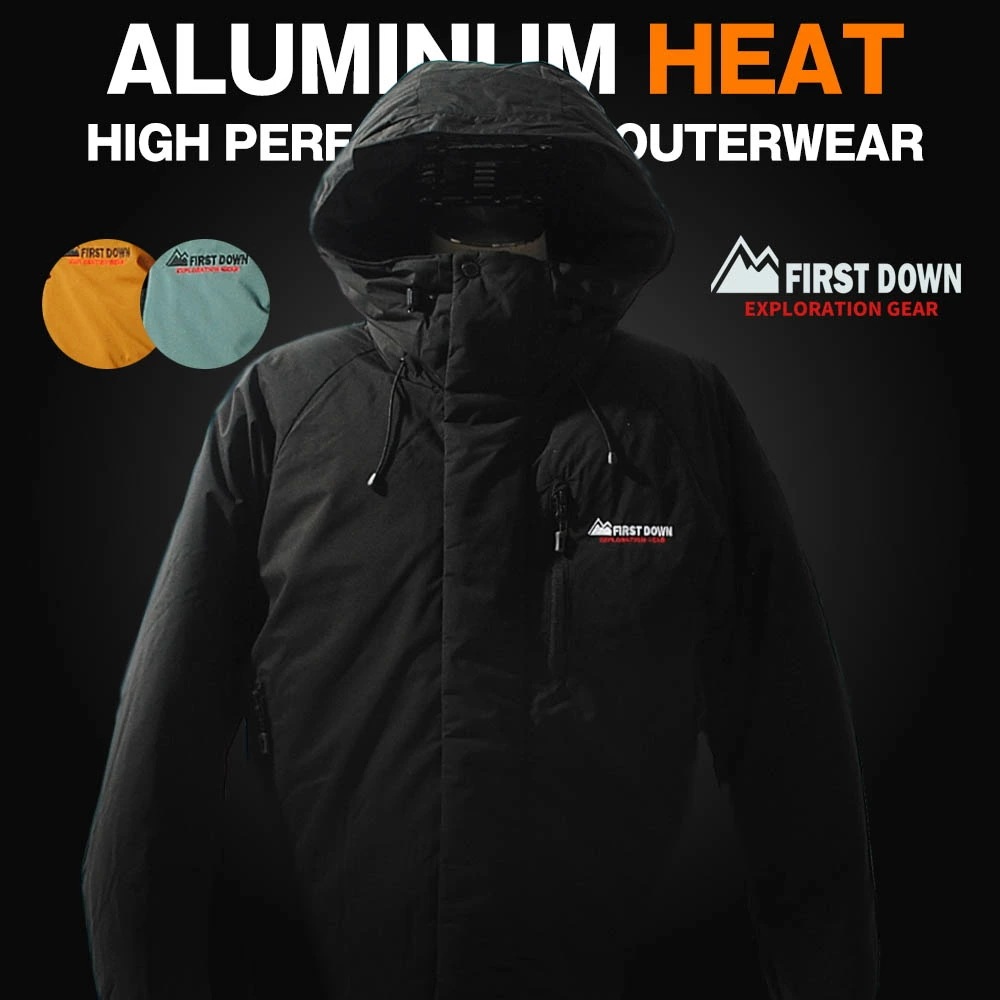 裏熱反射アルミ 防寒中綿 マウンテンパーカー ファーストダウン ブランド アウトドア 冬用ジャンバー アウター sk