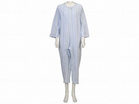 ソフトケアねまき 薄手 ブルー LL 105915