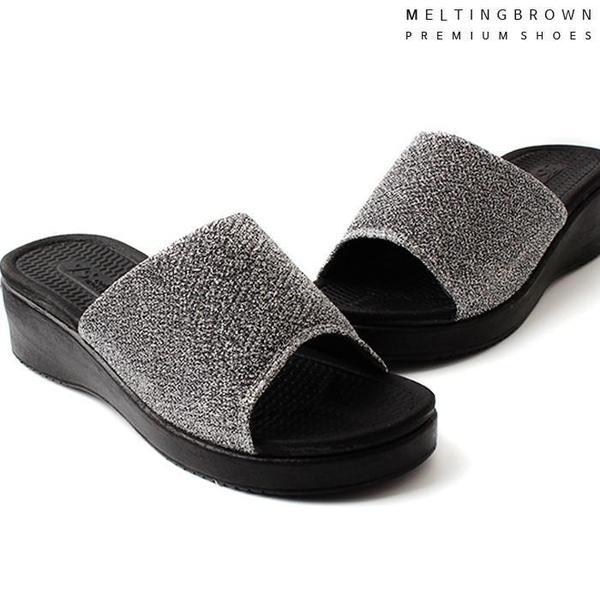 女性オフィスチャンキーヒールスリッパ オフィスチャンキーヒールスリッパ GT01