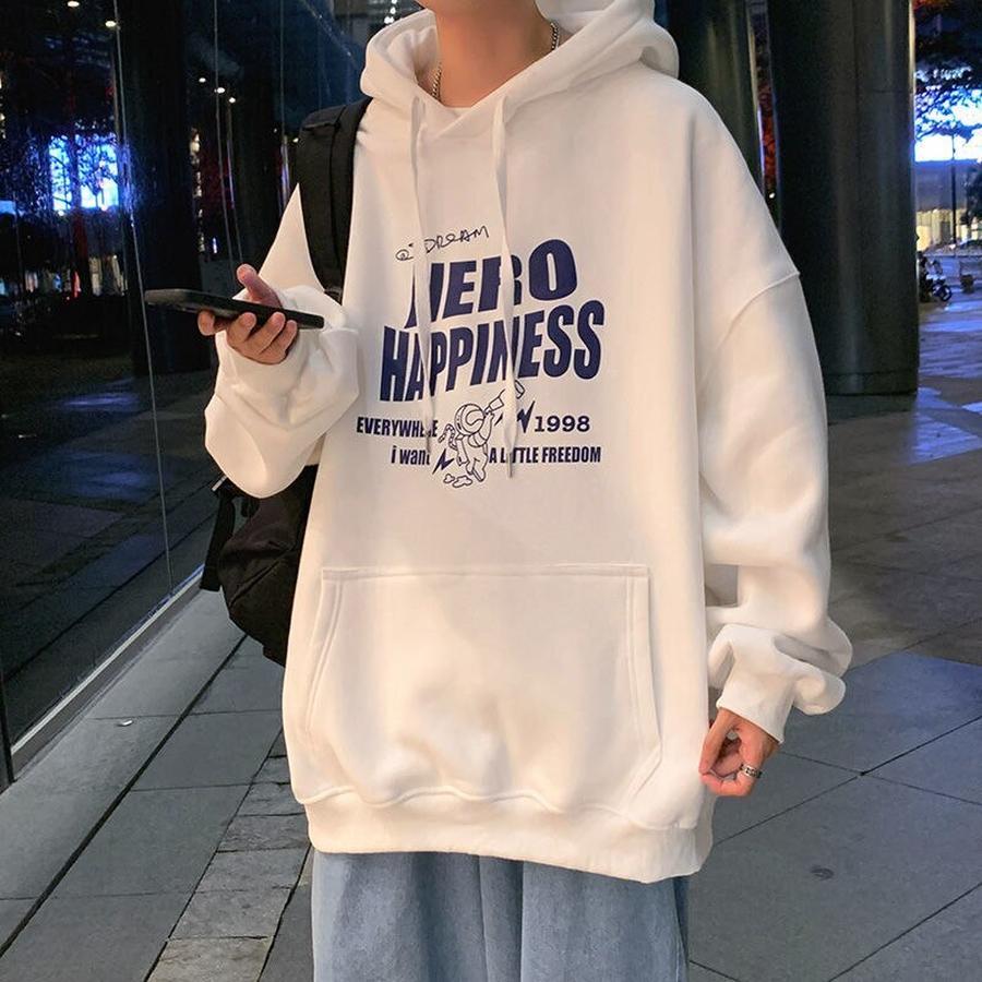今だけコットンパーカースウェットルーズ韓国版カップル服BF風ストリート風のスウェットシャツ V519
