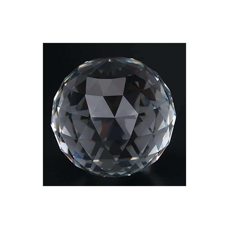 1ピースクリアプリズムボールカットクリスタルプリズムガラスのホームホテルの写真の写真の飾りサンキャッ