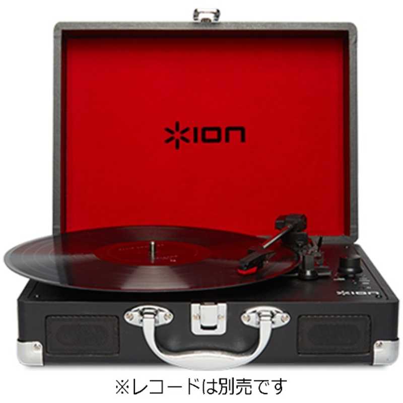IONAUDIO　PC接続・iOS直接録音対応レコードプレーヤー（充電池内蔵・スピーカー搭載）Vinyl Motion　IATTS018
