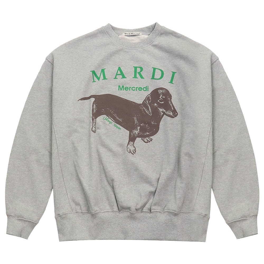 SWEATSHIRT DDANJI GREY 長袖 レディース 韓国 ファッション アパレル