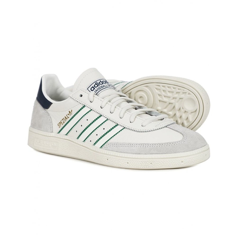 アディダスハンドボールスペツィアルスニーカーコアホワイトグリーン