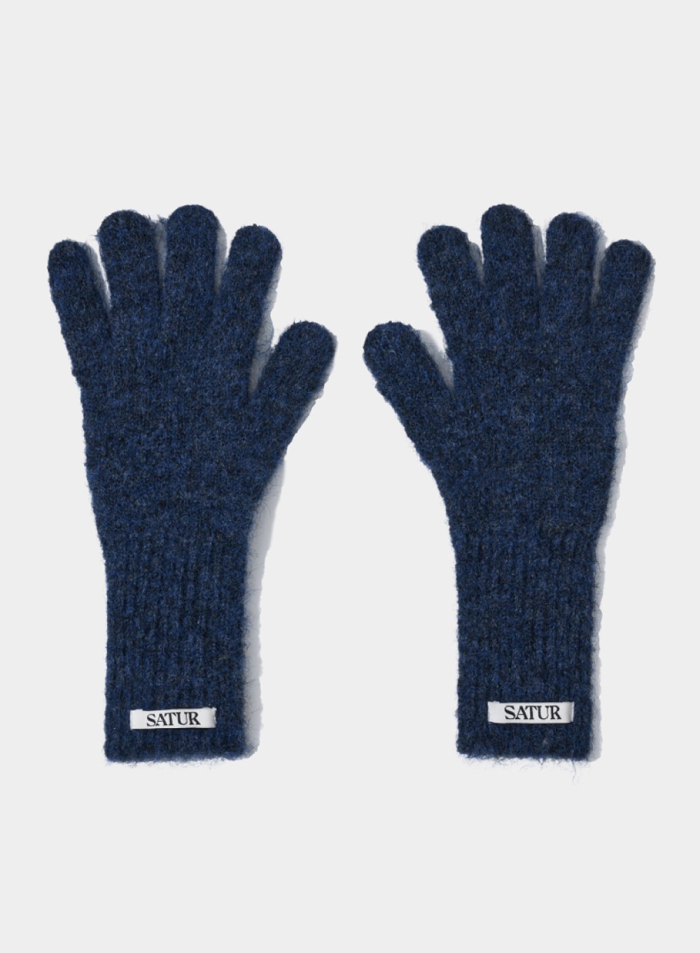 【SATUR】 RECYCLED FINGER TOUCHABLE GLOVED : NAVY BLUE