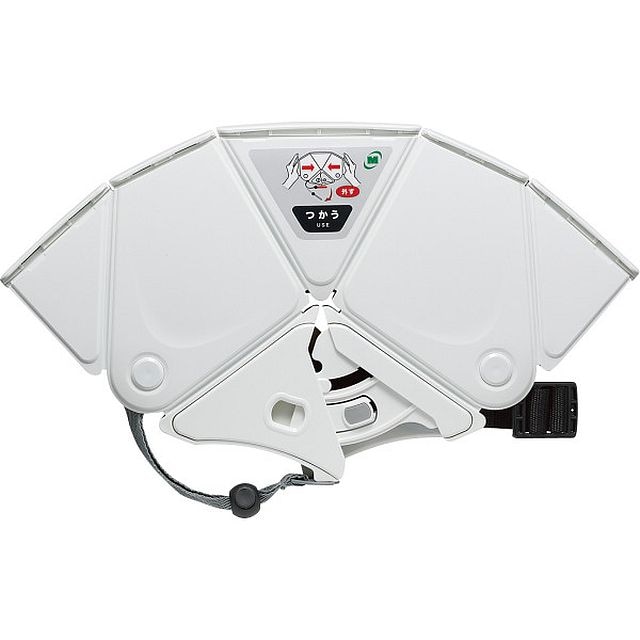 折りたたみ防災ヘルメット Flatmet2 ホワイト