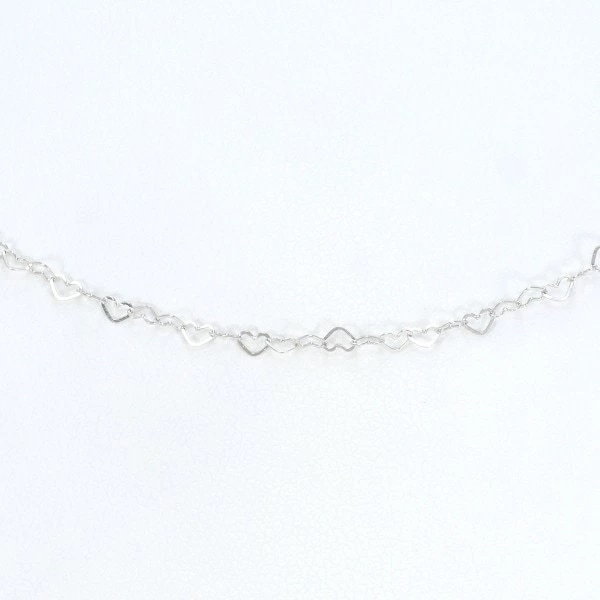 K18 18金 WG ホワイトゴールド ネックレス 総重量約1.5g 約45cm ジュエリー 中古