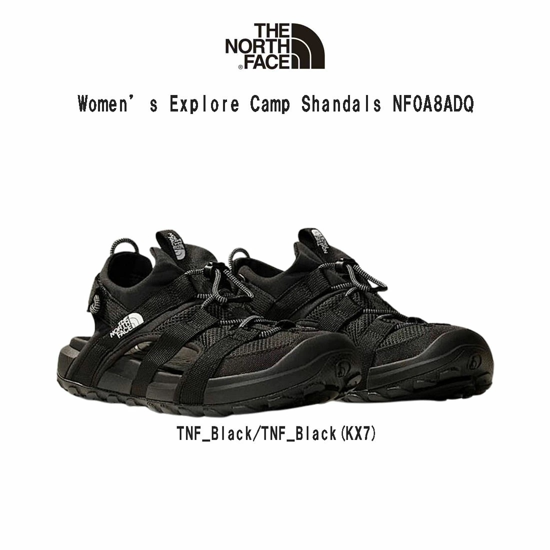 THE NORTH FACE(ザノースフェイス)シャンダル ストラップ サンダル シューズ 軽量 アウトドア レジャー キャンプ ハイキング レディース 女性用 靴 NF0A8ADQ