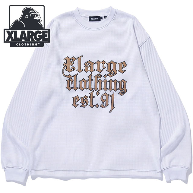 オールドイングリッシュ EST.91 サーマルロングスリーブトップ [101243012015] メンズ トップス 長袖 サーマルTシャツ カットソー x-large エックスラージ WHITE