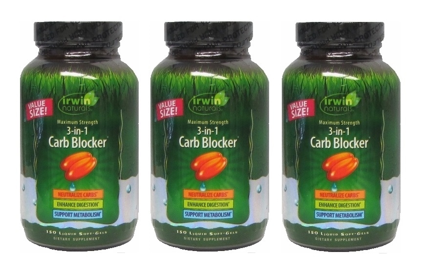 3本セット x 150錠入り　マキシマムストレンス　3 in 1　カーボブロッカー 12,084円