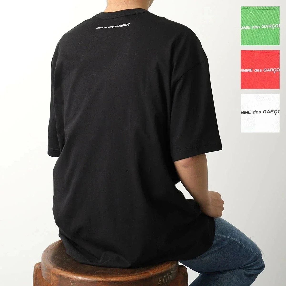 COMME des GARCONS SHIRT コムデギャルソン シャツ Tシャツ FK T015 S23 メンズ 半袖 カットソー オーバーサイズ クルーネッ