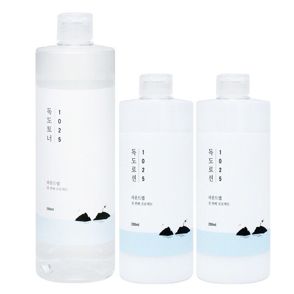 ラウンドラップ 1025 独島 トナー 500ml 1個 + ローション 200ml 2個