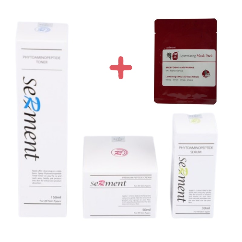 Qoo10] SERMENT セルマン3種オリジナル機能性化粧品セット : キット