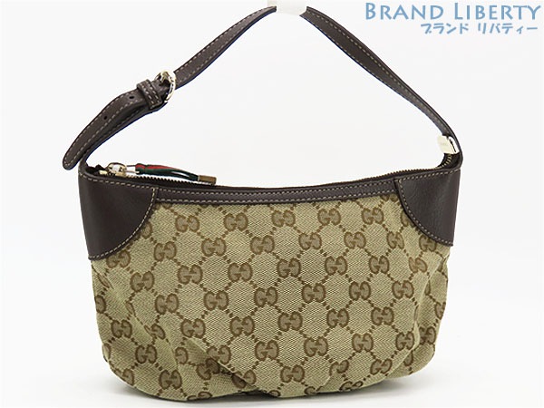 ほぼ新品グッチGGキャンバスシェリーラインセミショルダーバッグワンショルダーバッグホーボーバッグミニハンドバッグ224093 45,338円