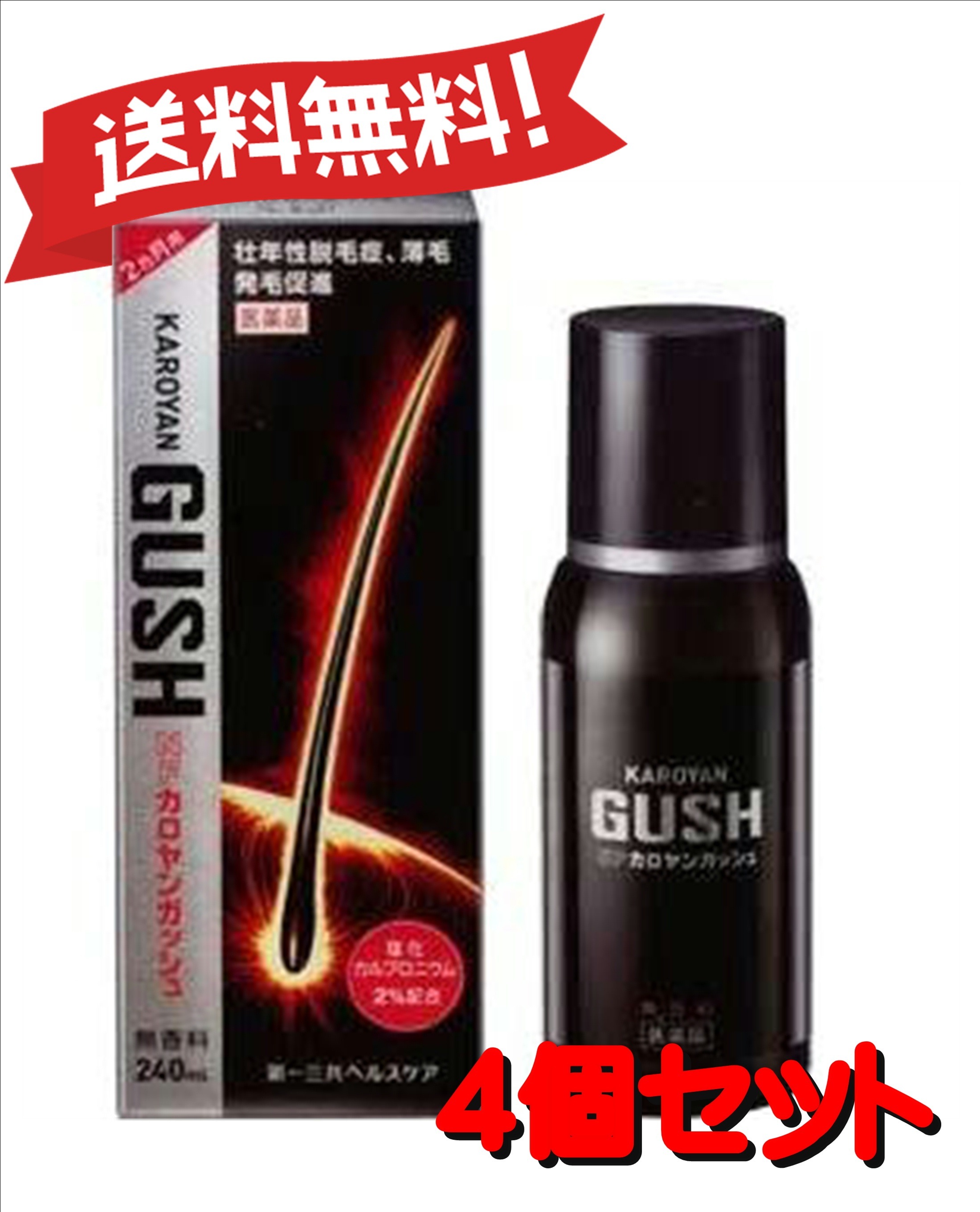【送料無料 4個セット】【第3類医薬品】NFカロヤンガッシュ 240mL 4987107191014-4