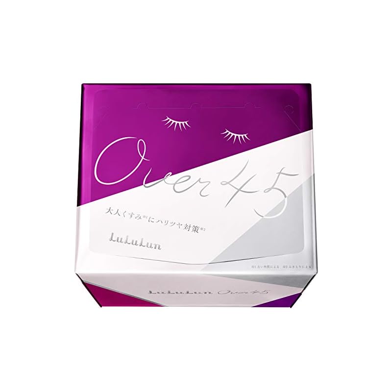 フェイスマスク ルルルン Over45 アイリスブルー 32枚入り