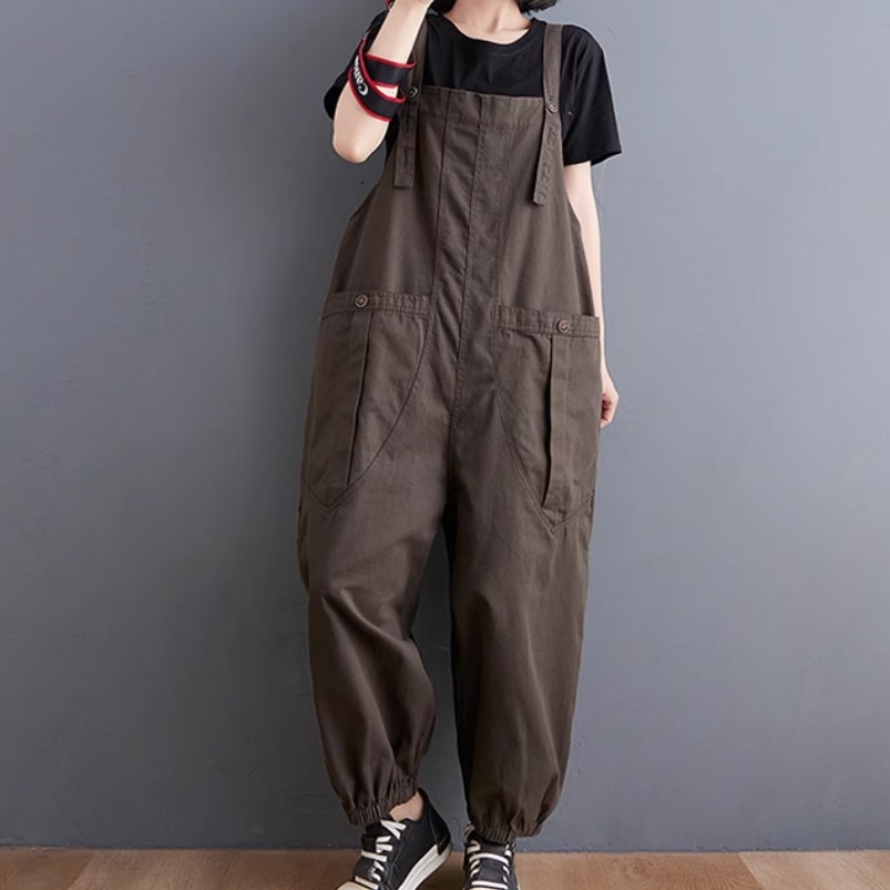 レディース パンツ ボトムス サロペット つなぎ オーバーオール ロングパンツ ワイドパンツ ロング ワイド ポケット かわいい 大人可愛い きれいめ シンプル カジュアル おしゃれ かっこいい
