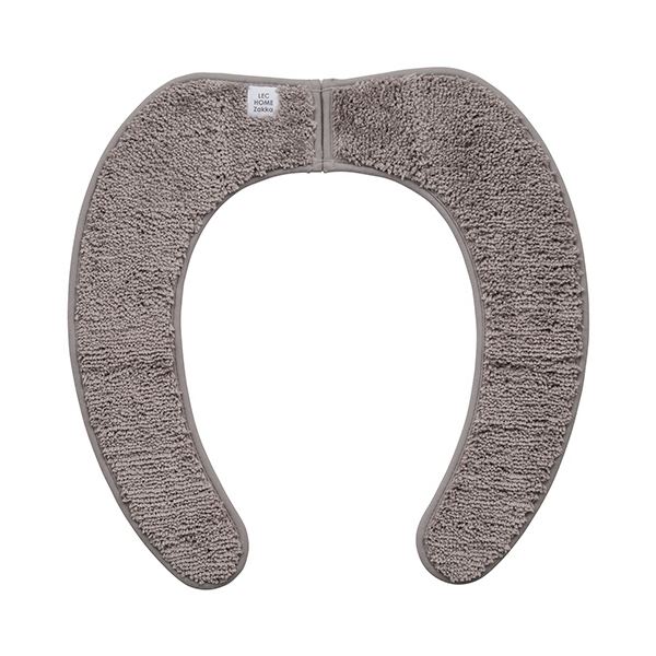 （まとめ） レック吸着べんざシート もこふわタフト スリム ブラウン B00511-BR 1パック [x3セット]