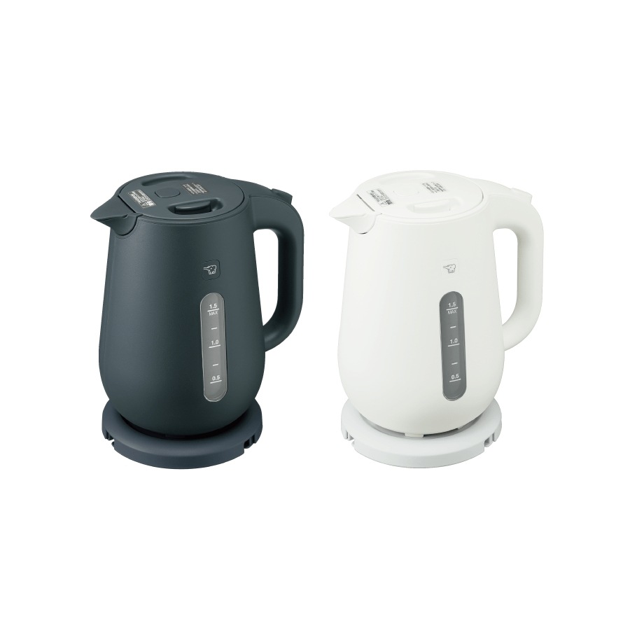 象印 ZOJIRUSHI 電気ケトル 1.5L 象印 CK-VA15 電気ポット 黒 白 おしゃれ かわいい コーヒー ブラック ホワイト